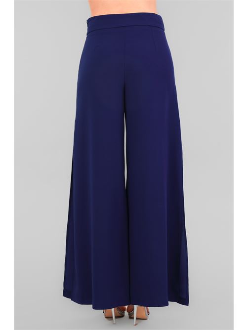Pantalone palazzo in cady Love To Love by Gai Mattiolo | LV1961BLU